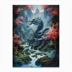 Dragon Natural Scene 4 Canvas Print