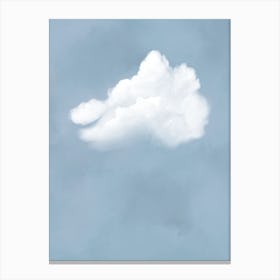 Cloud Sky Light Blue Canvas Print