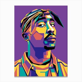 Tupac Shakur WPAP Canvas Print