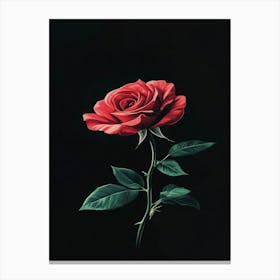 Red Rose 36 Canvas Print