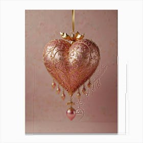 Heart Ornament 1 Canvas Print