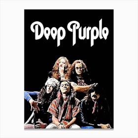 deep purple hard rock band music 16 Canvas Print