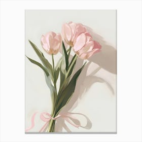 Pink Tulips 2 Canvas Print