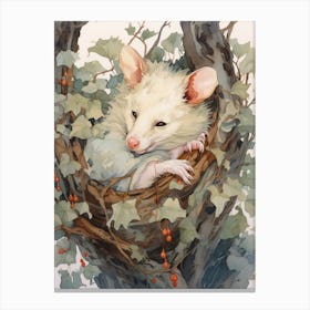 A Realistic And Atmospheric Watercolour Fantasy Character 5 Canvas Print