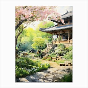 The Garden Of Morning Calm South Korea 2 Canvas Print