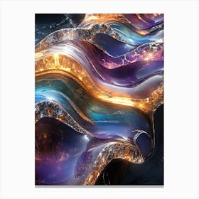 Stunning Whimsical Marble 17 Canvas Print