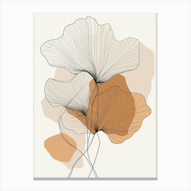 Ginkgo Leaves 4 Canvas Print