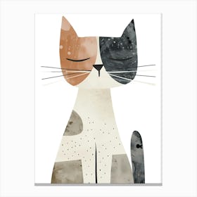 Cat Print Canvas Print