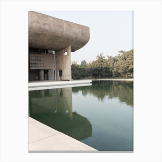 Architecture Le Corbusier Chandigarh Canvas Print