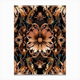 Perfect Symmetry- Symmetrical Seamless Texture. 1 Canvas Print