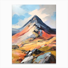 Beinn A Chlachair Scotland 2 Mountain Painting Canvas Print