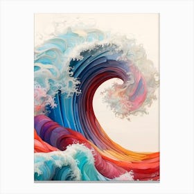 Wave Of Color Canvas Print