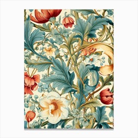 Floral Wallpaper Pattern 4 Canvas Print