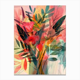 Abstract Floral Painting 13 Canvas Print