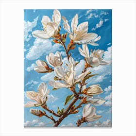 Magnolia Blossoms Canvas Print