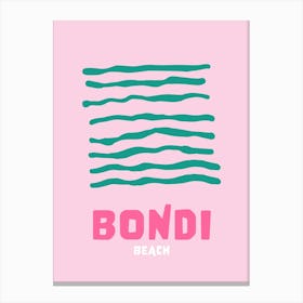 Bondi Pink Canvas Print