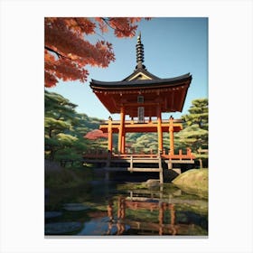 Japanese Pagoda 1 Canvas Print