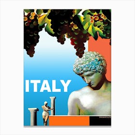Italy, Land Of Fine Art And Wine Canvas Print