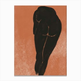 The Black Nude Canvas Print