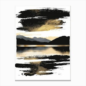 Black And Gold Canvas Print 52 Canvas Print