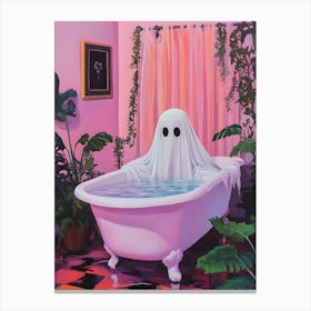 Ghost In The Bath Canvas Print