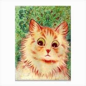 Kaleidoscope Cat Ii, Louis Wain Canvas Print