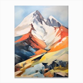 Pikes Peak Usa 2 Mountain Painting Canvas Print