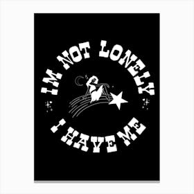 Not Lonely Canvas Print