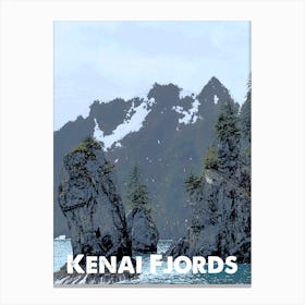Kenai Fjords, National Park, Nature, USA, Wall Print, 1 Canvas Print