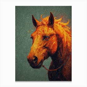 Horse Portrait 1 Canvas Print