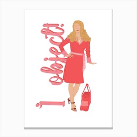 "I object" legally blonde - elle woods - Inspiring lawyer women  Canvas Print