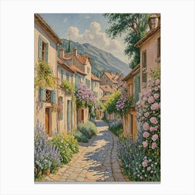 Romantic Village no1 Canvas Print