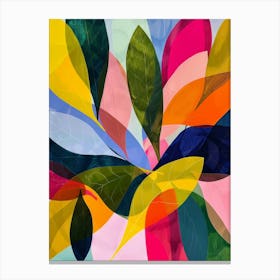 Abstract Leaves 12 Canvas Print