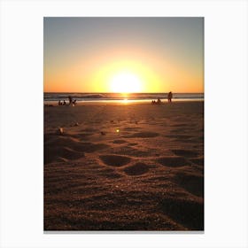 Sunset on the Beach in Costa Rica Canvas Print