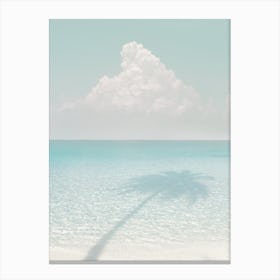 Minimalist Tropical Water Travel Photography Canvas Print