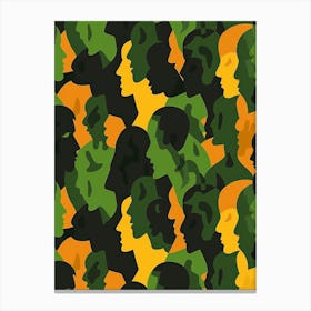 Camouflage Pattern 7 Canvas Print