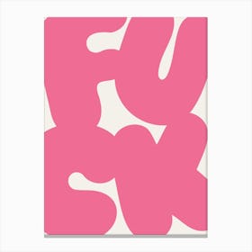 F*CK Big Letters Typography - Fun Wall Art Poster Print Canvas Print