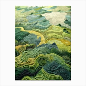 Quilted Landscape 1 Canvas Print