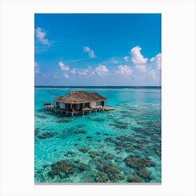 Maldives Island Resort Canvas Print