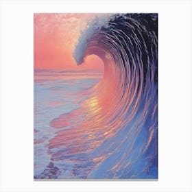 Sunset Wave Canvas Print