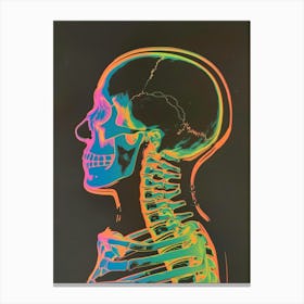 X-Ray Skull Canvas Print