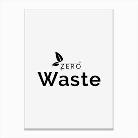 Zero Waste Canvas Print