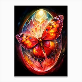 Cosmic Butterfly Canvas Print