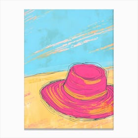 Hat On The Beach Toile