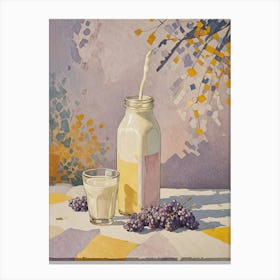 Milk And Lavender Canvas Print