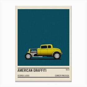 American Graffiti Car Canvas Print