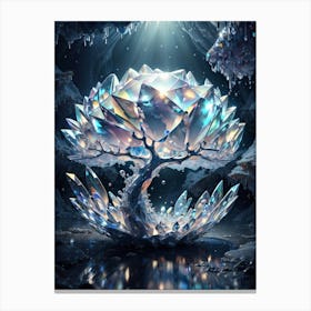 Crystal Tree Canvas Print