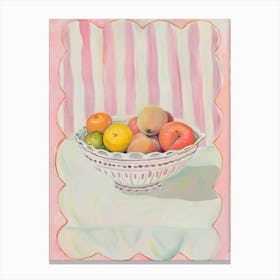 Oranges In A Bowl Canvas Print