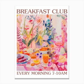 Breakfast Club Veggie Breakfast 2 Canvas Print
