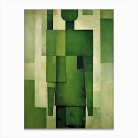 Green Mélange Canvas Print